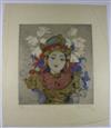 ELYSE ASHE LORD Group of 6 color etchings.